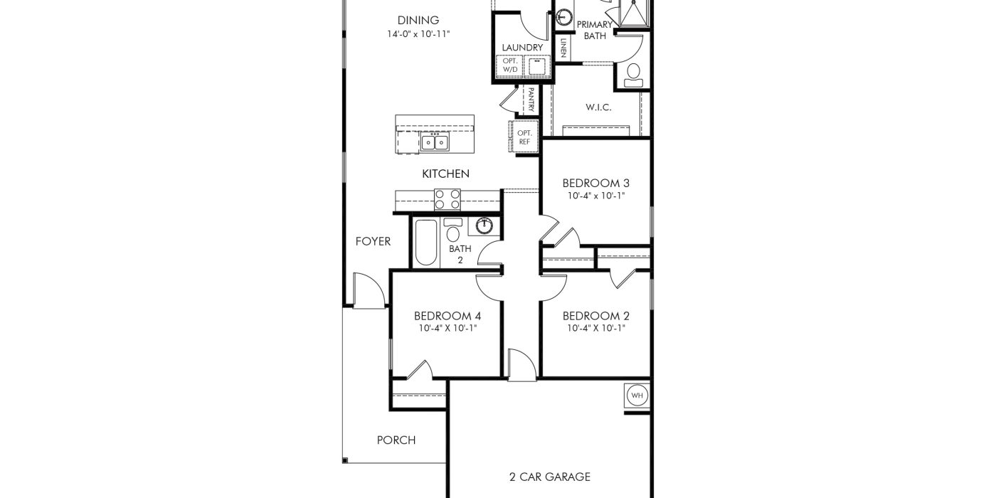 Meritage Homes Acadia Floorplan