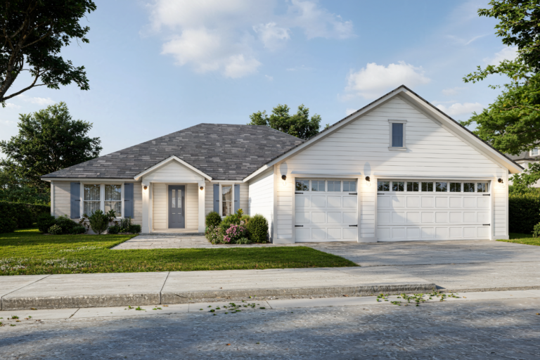 breeze homes maple Front Elevation Rendering